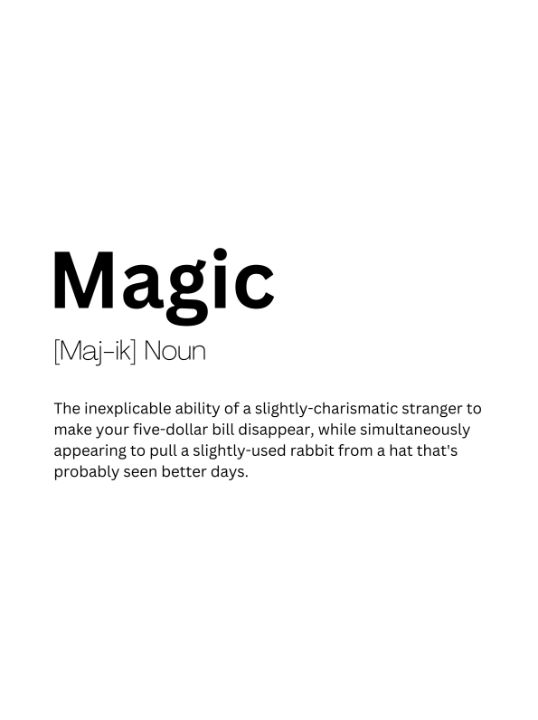 Magic Dictionary Definition - Kaigozen2 - Digital Art & AI, Humor ...