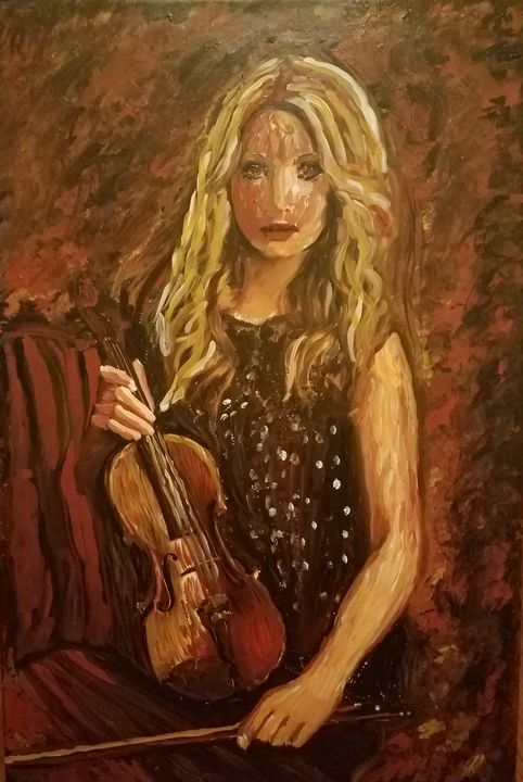 Violin Girl - Allie Serrano Portraits
