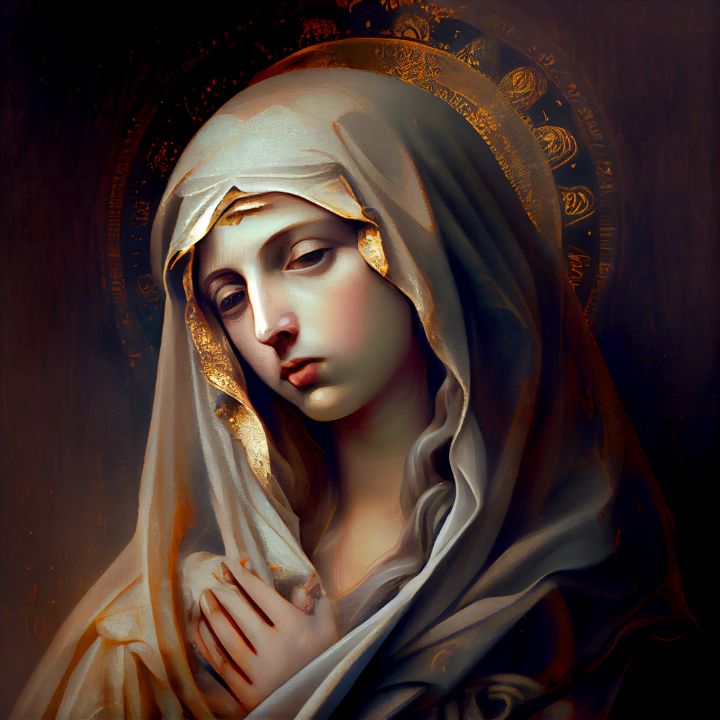 unknown 長 vintage the Virgin Mary tapestry unknown 長 vintage the Virgin Mary tapestry