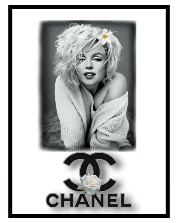 Marilyn Monroe shaggy hair Chanel - MARILYN MONROE ART - Paintings & Prints,  People & Figures, Celebrity, Actresses - ArtPal