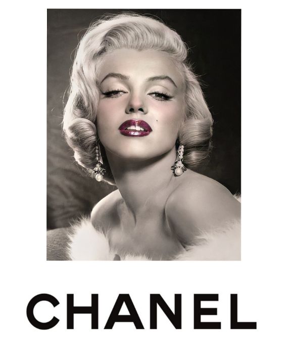Marilyn Monroe Vintage Chanel - MARILYN MONROE ART - Paintings