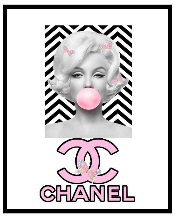 Marilyn Monroe Bubble Gum Chanel Art - MARILYN MONROE ART - Paintings &  Prints, People & Figures, Celebrity, Actresses - ArtPal
