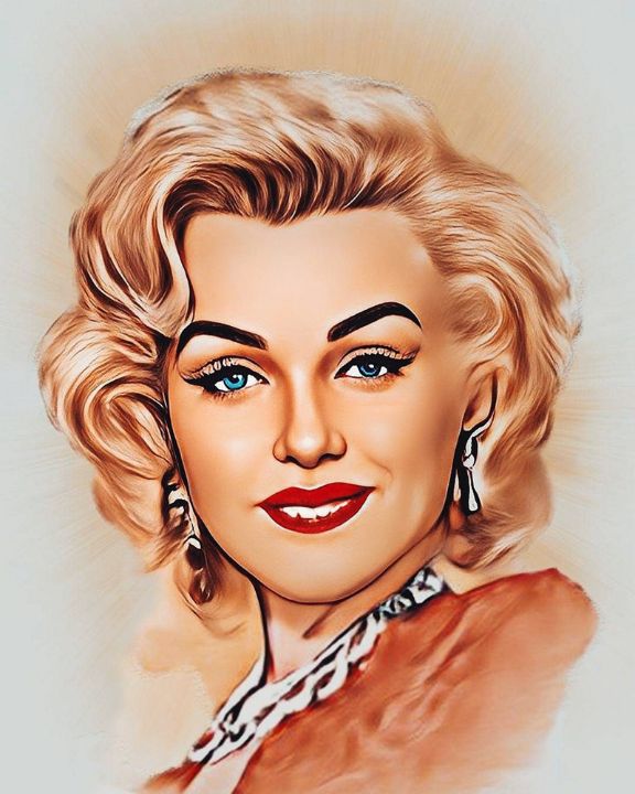 Marilyn Monroe portrait art - MARILYN MONROE ART - Paintings