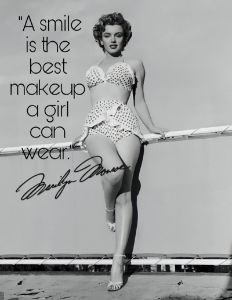 Marilyn Monroe Poka dot Bikini Quote