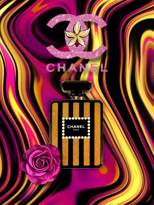 Pink Gold Chanel no5 Art - MARILYN MONROE ART