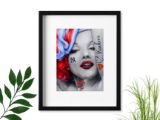 Framed and Matted 8x10  artist choic