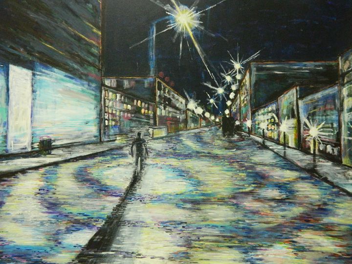 Back in Town Derek Johnson Art Gallery Paintings & Prints