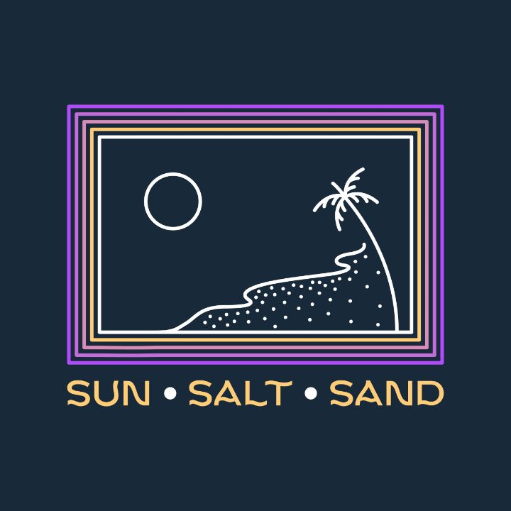 Sun Salt Sand 1 - Vektorkita - Drawings & Illustration, Landscapes ...