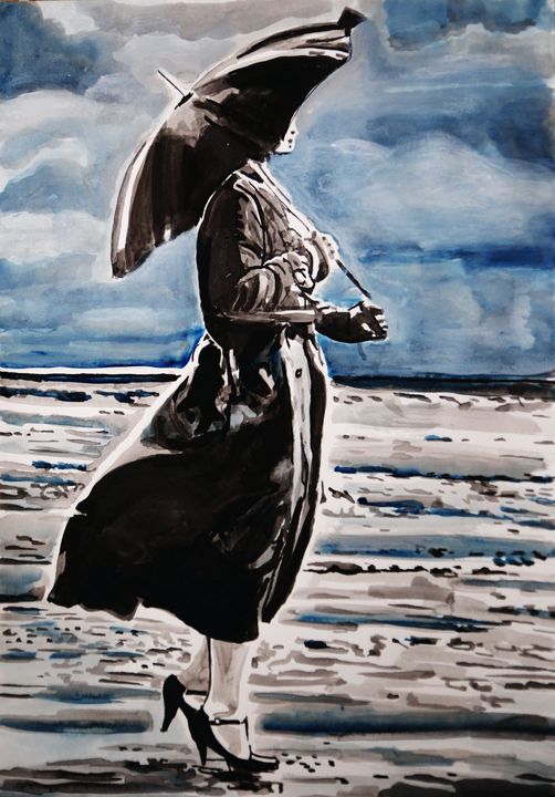 Rainy Day #18 / 50 x 35 cm - Alexandra Djokic