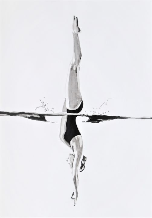 Jump / 49,5 x 35 cm - Alexandra Djokic