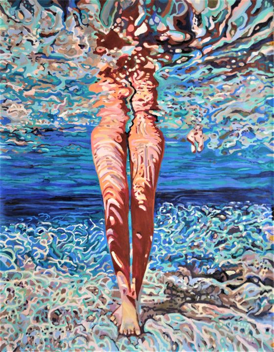 Underwater / 102 x 79 cm - Alexandra Djokic