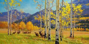 “Elks Heaven” by artist Gary Kim