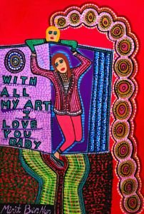 Israeli art modern naive paintings
