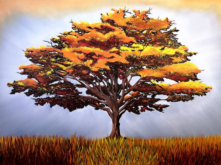 Autumn Leaves - LenrocArt