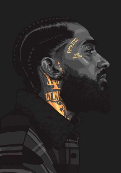 Nipsey Hussle - Bnatics - Digital Art, People & Figures, Celebrity,  Musicians - ArtPal