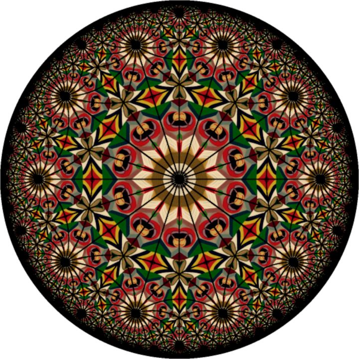 Mandala Pattern XXXXXXXV - Nike Kama naive art - Digital Art