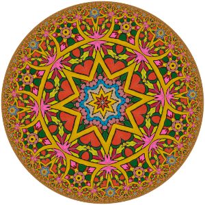 Mandala Pattern XXXXXXXV - Nike Kama naive art - Digital Art