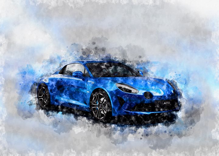 Miniature 1/12 ALPINE A110 I RS Automobiles