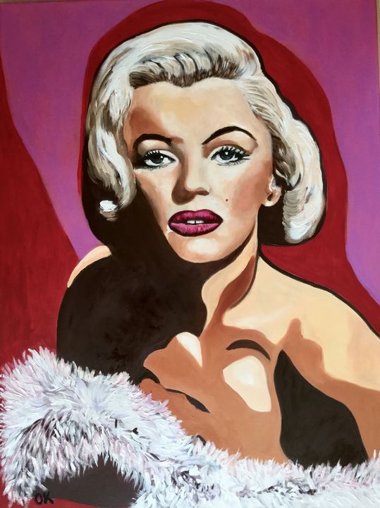 Marilyn Monroe portrait - Olga Koval - Paintings & Prints, People ...