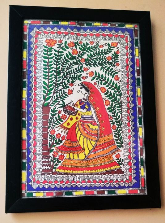 madhubani art beautiful