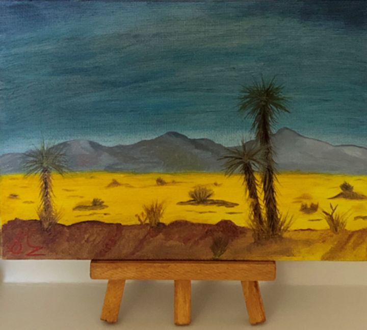 Desert Landscape with plants - DMZ Art