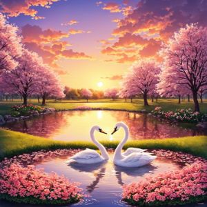 beautiful pretty swans valentines da