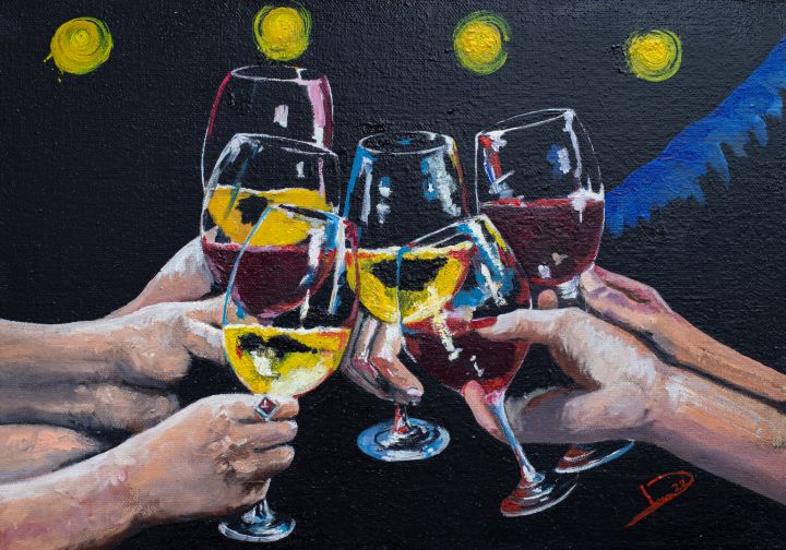 Cheers Stephen Norton's Gallery Paintings & Prints, Food & Beverage