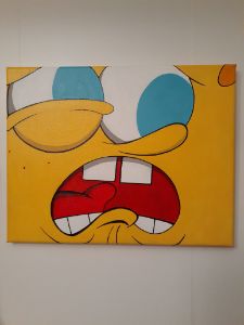 Hand painted cartoon characters Melissa s Multiverse Paintings