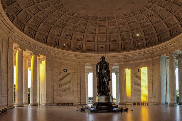 Jefferson Memorial in Morning Light - Vision & Light Photography