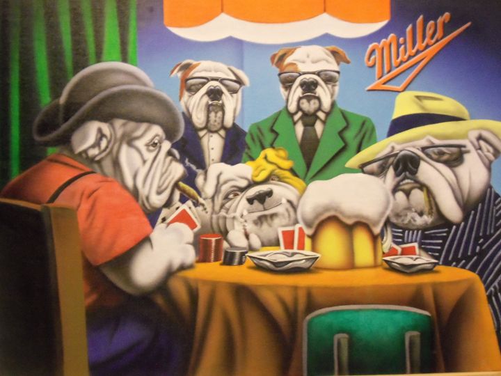 Bulldogs playing hot sale poker