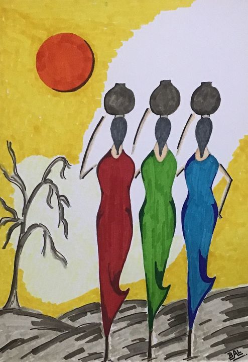 three sisters by loish on DeviantArt