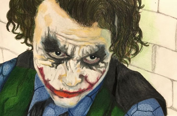 Joker drawing (Heath Ledger inspired) | DC Entertainment Amino