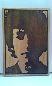 Bob Dylan Timber artwork - Timber art