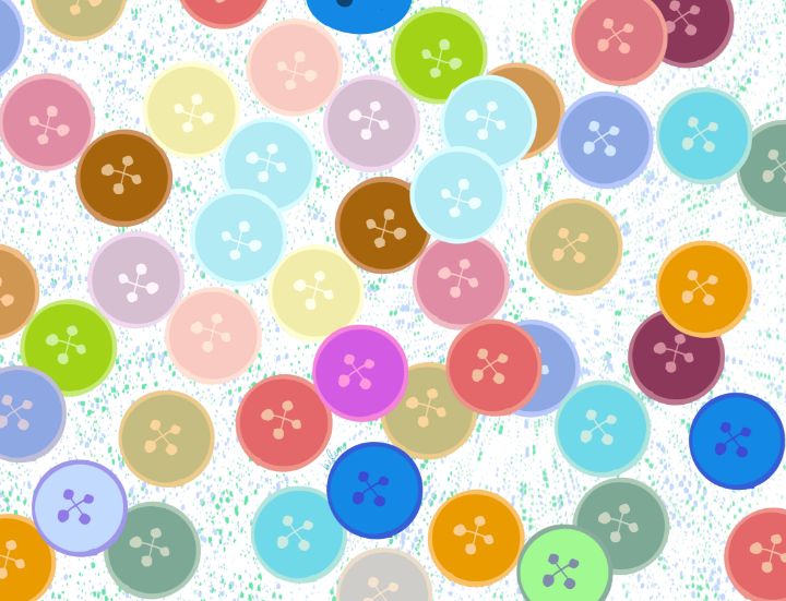 Candy-Colored Buttons - hkOriginals