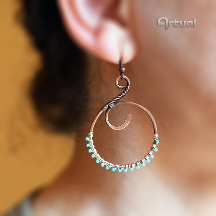 6 Easy Beaded and Wire Wrap Earrings to Make