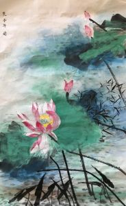 Nelumbo Nucifera - 001 - YZ - Paintings & Prints, Flowers, Plants ...