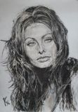 Oil Painting ~ Sophia Loren - Sticks And Stones Antiquity - Paintings &  Prints, People & Figures, Celebrity, Actresses - ArtPal