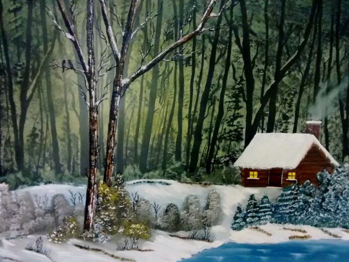 Cabin in snow - Dima