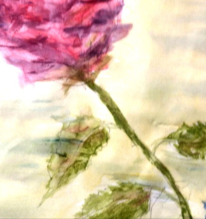 Rose Rising - Katherine Koss AcrylArt