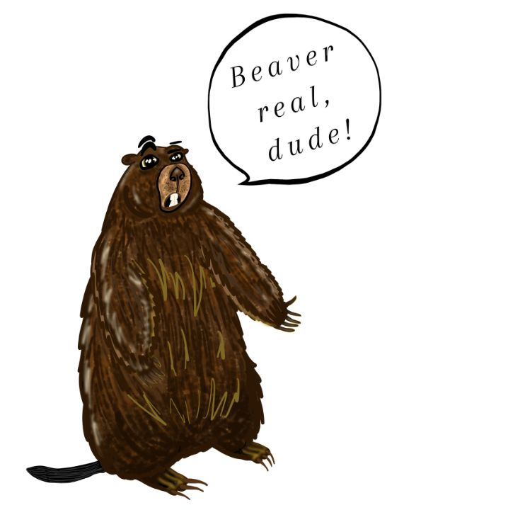 Be For Real (Beaver Real) - Art and Stories - Digital Art & AI, Animals ...