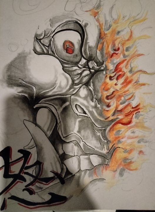 Rage - Wicked designs and prints - Drawings & Illustration, Fantasy ...