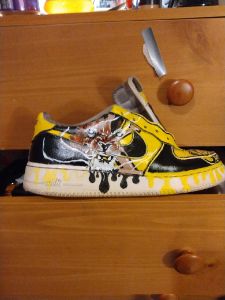 Custom painted sneakers - Wicked designs and prints