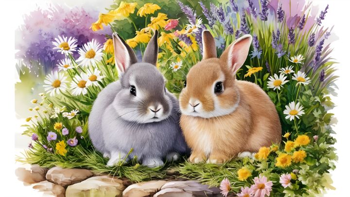 The Enchantment of Rabbits - Artisan Wall Creations - Digital Art & AI ...