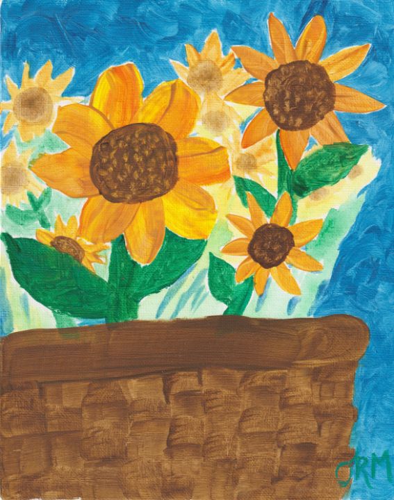 Pot of Sunflowers - Jill Martz
