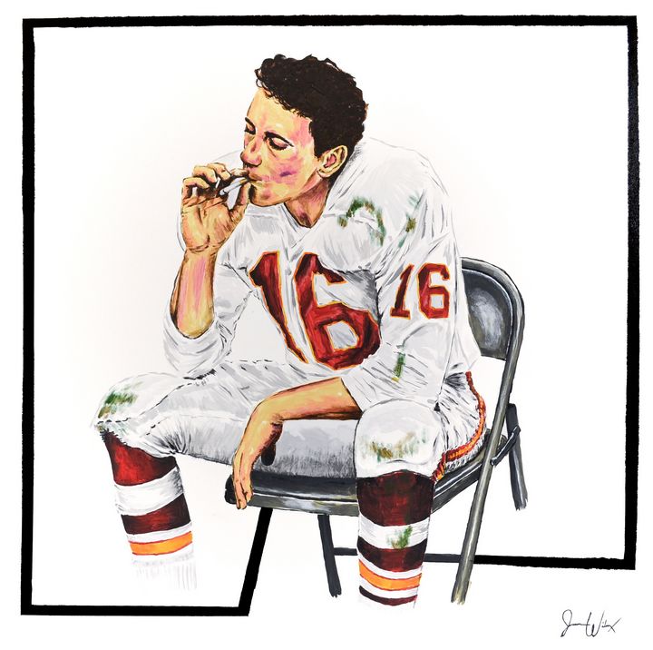 Dustin Colquitt - The Art of Jason Wilcox - Paintings & Prints, Sports &  Hobbies, Football - ArtPal