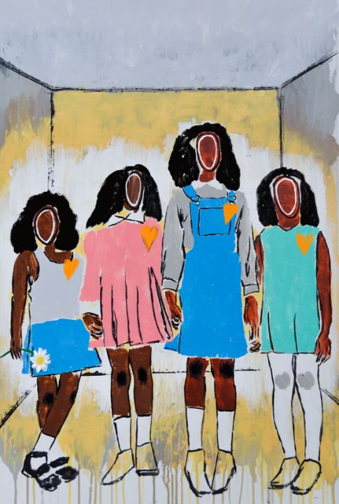 Four sisters - The Art of Jason Wilcox - Paintings & Prints, People ...