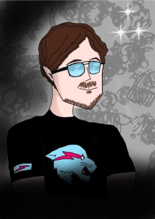 Cartoon image of mr. beast