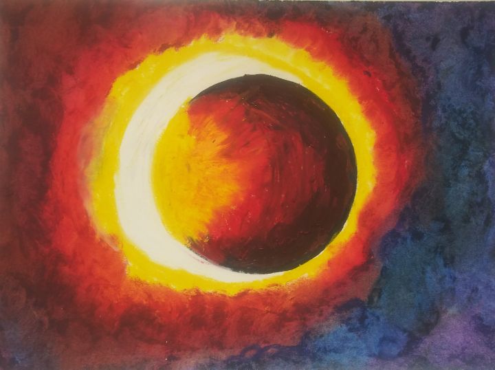 Solar eclipse - Cassiopea's Art