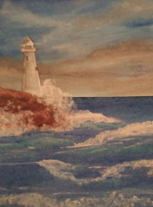 Lighthouse storm - Cassiopea's Art