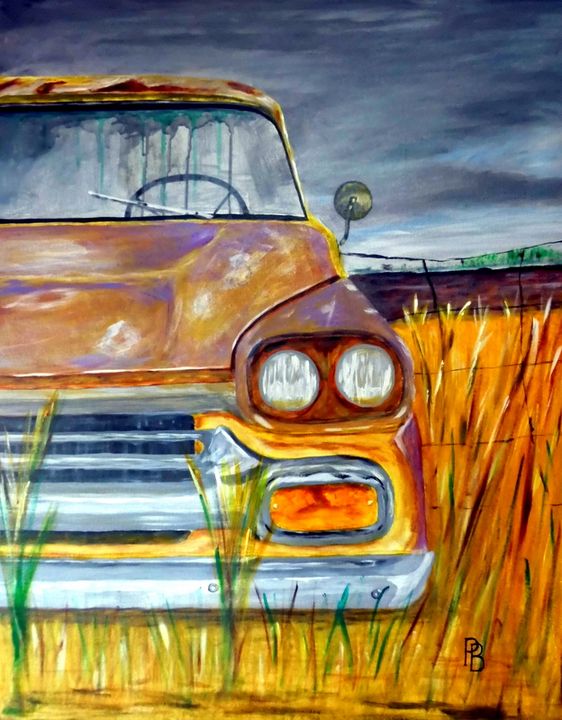 An old Car for my cousin : Watercolor painting | zeinab1361art